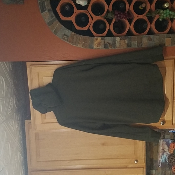 Adidas Athletics Squad ID Full Zip Hoodie Sweatshirt Jacket Green - Picture 3 of 5